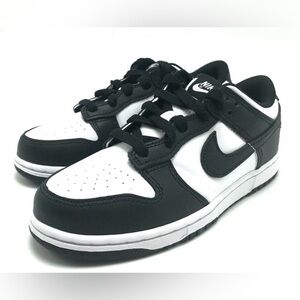Nike Dunk Low White Black Panda Pre School Size 5.5Y Big Kids CW1588-100